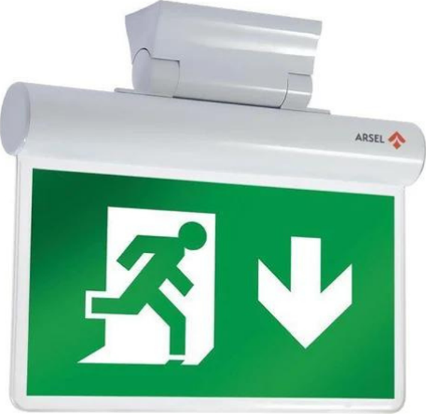 Arsel Sfs SFS20-3-L Acil Çıkış Yönlendirme Armatürü Şebekeden Yanan 8xF LED - Image 1