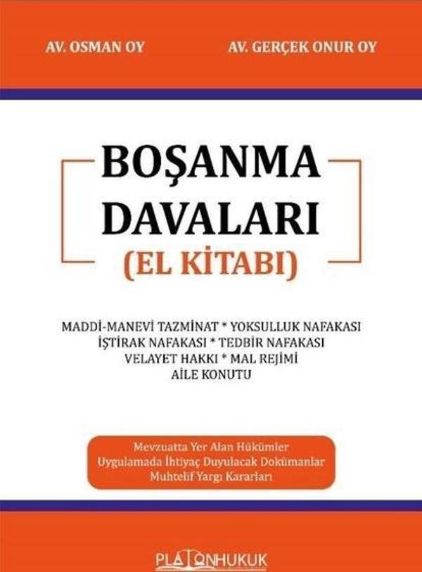 Boşanma Davaları El Kitabı - Platon Hukuk Yayınevi - Image 1