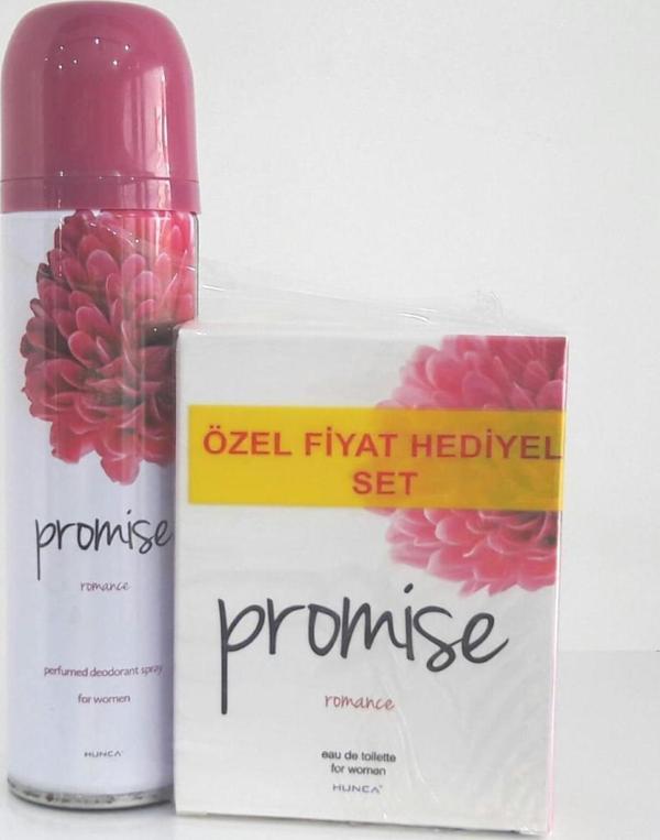 Hunca Promise Romance Set 50 ml  Edt + 150 ml Deodorant - Image 1