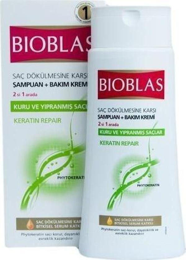 Bioblas Komple Onarıcı Repair 2 in1 Kremli Şampuan 400 ml Kuru Yıpranmış - Image 1