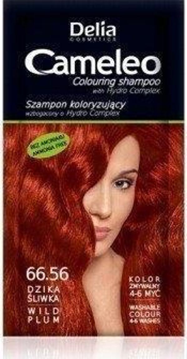 Delia Camelia Saç Renklendirici Şampuan 66.56 Şarap Kızılı - Image 1