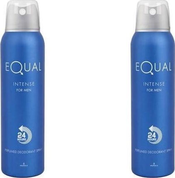 2 x Equal Intense Erkek Deodorant 150ML - Image 1