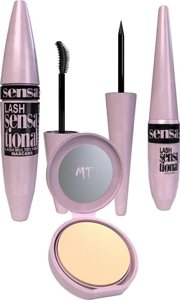 MT 3in1 Lash Sensational 3Lü Set Maskara + Dipliner + Pudra - Image 1