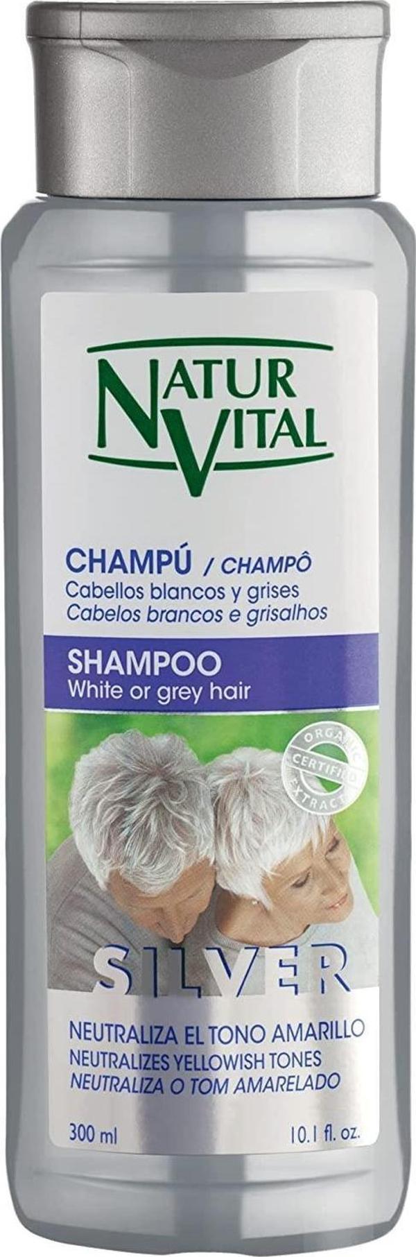 Natur Vital Silver Blueberry Turunculaşma Karşıtı Mor Şampuan 300ml Doğal Cila - Image 1