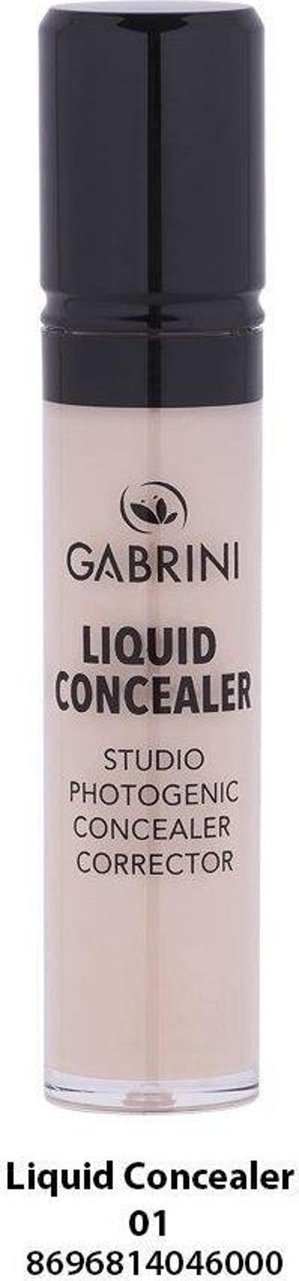 Gabrini Likit Concealer Fırçalı  Kapatıcı 01 - Image 1