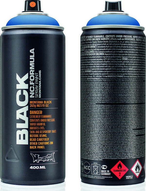 Montana Black Sprey Boya 400ml Royal Blue BLK5077 - Image 1
