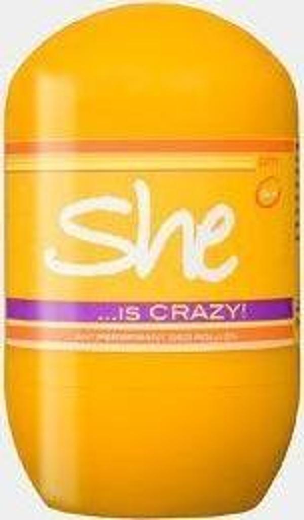 She Roll on Crazy 40 Ml Sarı - Image 1