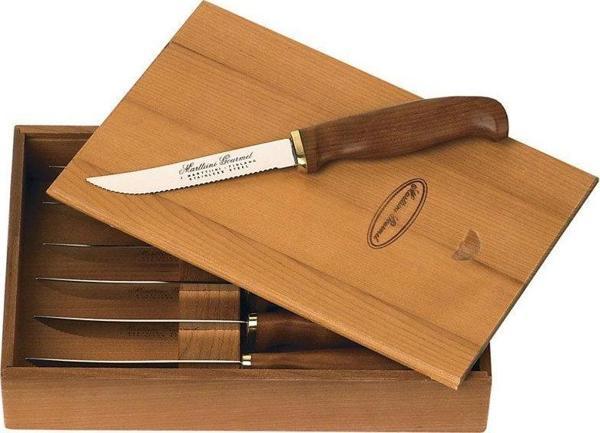 MARTTİİNİ STEAK KNİVES 6 PC WOODEN BOX BIÇAK - Image 1