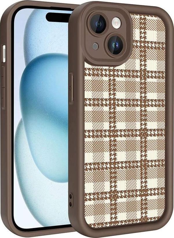 iPhone 15 Kılıf Kamera Korumalı Baskılı Arka Yüzey Klas Kapak - Image 1