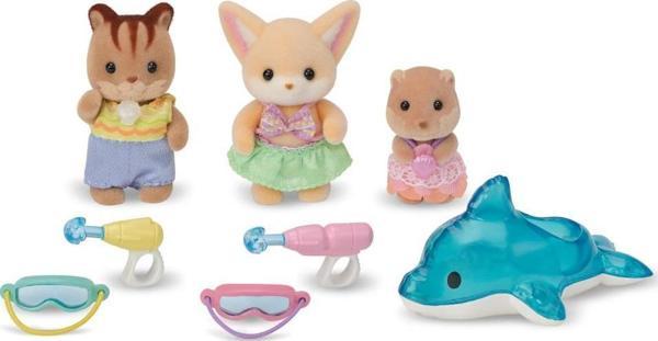 Adore Sylvanian Families Anaokulu Arkadaşları Havuz Eğlencesi Üçlüsü 5749 - Image 1