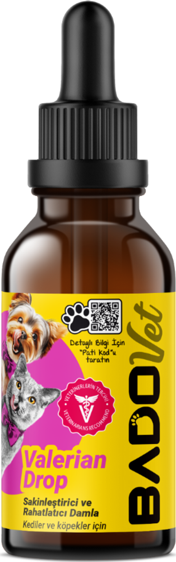Bado Valerian Drop Kedi Ve Köpekler İçin Sakinleştirici Damla 50 ML - Image 1