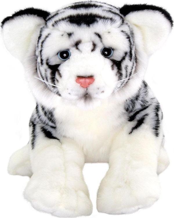 Animals Of The World Floppy Beyaz Kaplan Peluş Oyunca 30 cm - Image 1