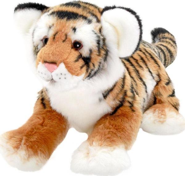 Animals Of The World Floppy Kahverengi Kaplan Peluş Oyuncak 30 cm - Image 1