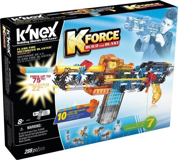 K’Nex K-Force Flash Fire Blaster Yapı Seti  (Motorlu) Knex 47010 - Image 1