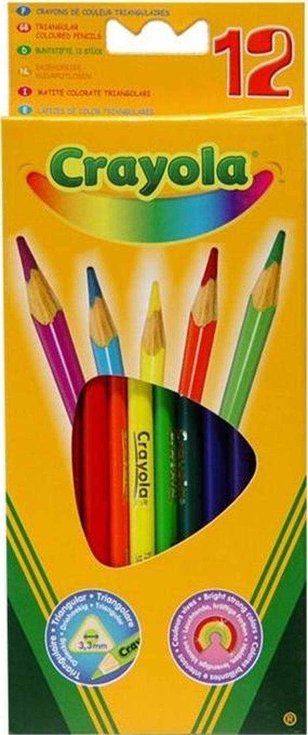 Crayola Kuru Boya Kalemi 12 Renk - Image 1