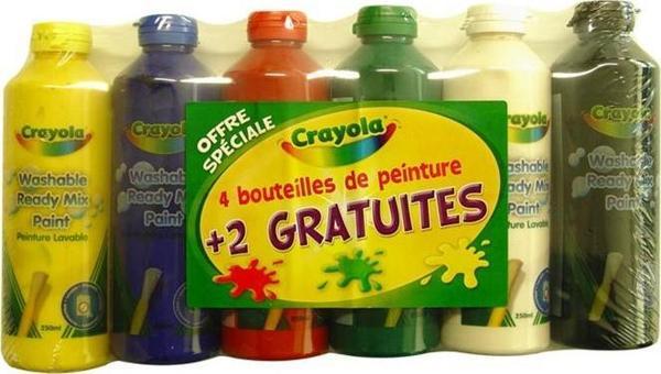 Crayola Renk Hazir Ve Karışabilir Boya 6 Adet - Image 1