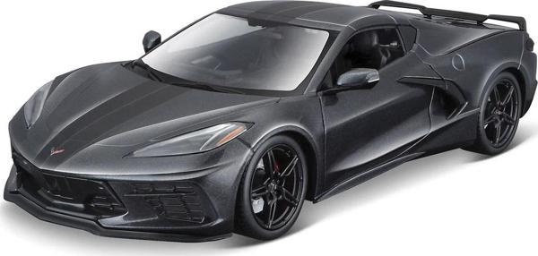 Maisto 1/18 2020 Chevrolet Corvette Stingray Model Araba Gri - Image 1
