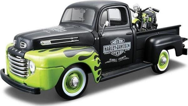 Maisto 1/24 1948 Model Ford F-1 Pickup + 1/24  1948 Model FL Panh - Image 1