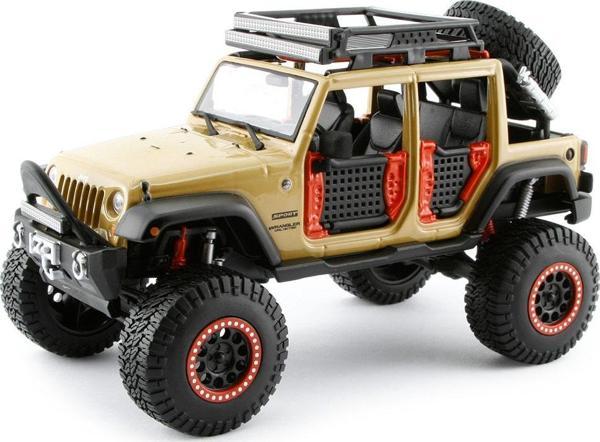 Maisto 1/24 2015 Model Jeep Wrangler Unlimited Kahverengi - Image 1