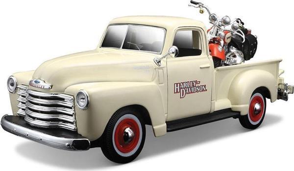 Maisto 1:25 Harley-Davidson 1950 Chevrolet 3100 Pickup Model Arab - Image 1
