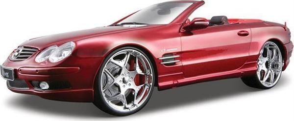 Maisto Mercedes SL 55 AMG Convertible 1:18 Model Araba Kırmızı - Image 1