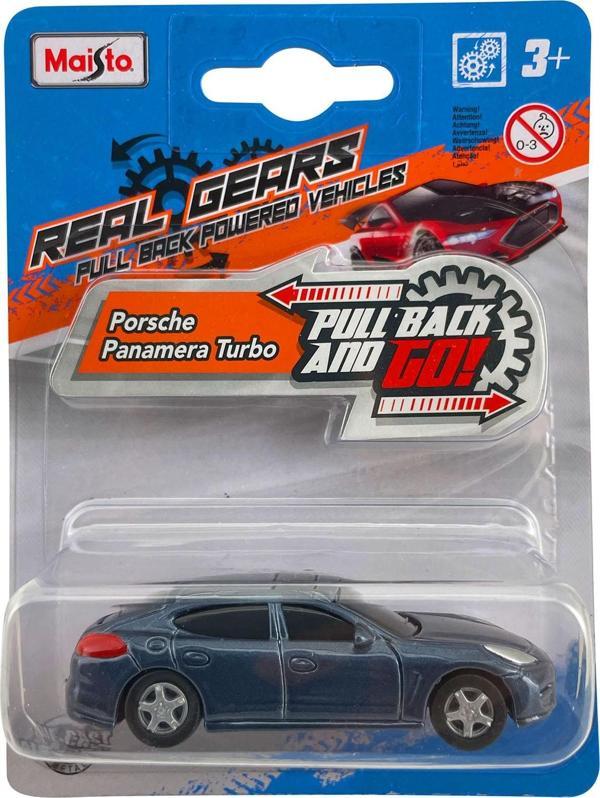 Maisto Porsche Panamera Turbo Çek-Bırak Oyuncak Araba - Image 1