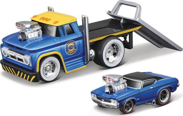 Muscle Machines Taşıyıcı ve Araç Set 1/64 03 59050 - Image 1