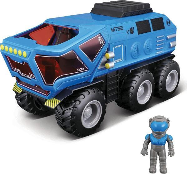 Space Explorers 6x6 Rover Sürtmeli Uzay Aracı ve Figür Mavi - Image 1