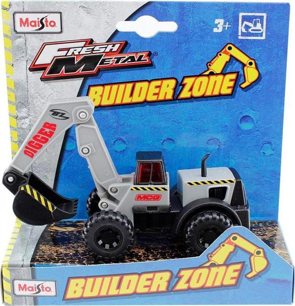 Maisto İnşaat Araçları Kepçe Gri Gövdeli 11 cm - Image 1