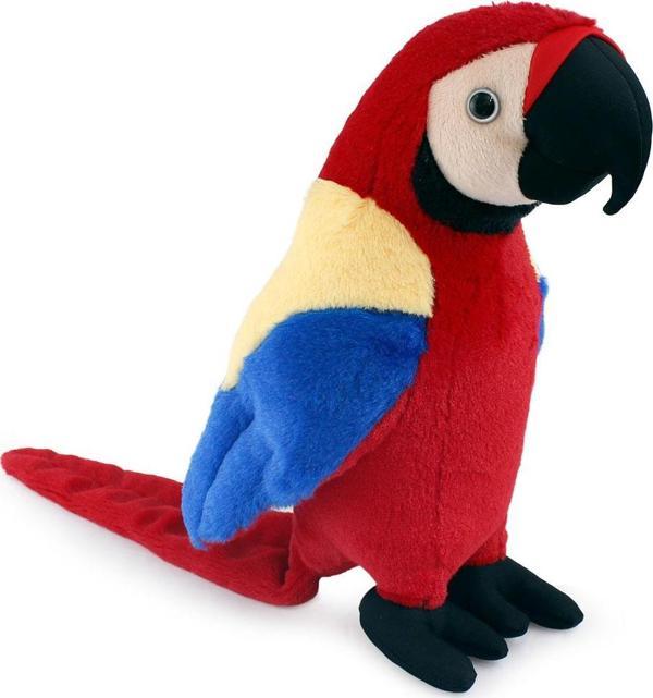 Neco Plush Kırmızı Papağan 35 cm - Image 1