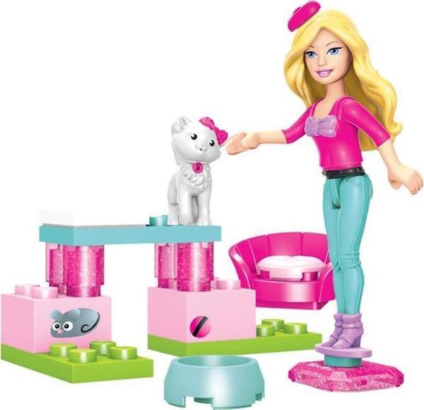 Mega Bloks Barbie Kedi Yavrusu Bakıcısı Oyun Seti - Image 1