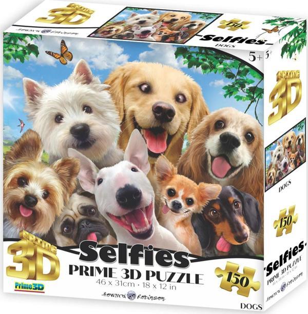 Prime 3D - Köpek Selfie 150 Parça Puzzle 20896 - Image 1