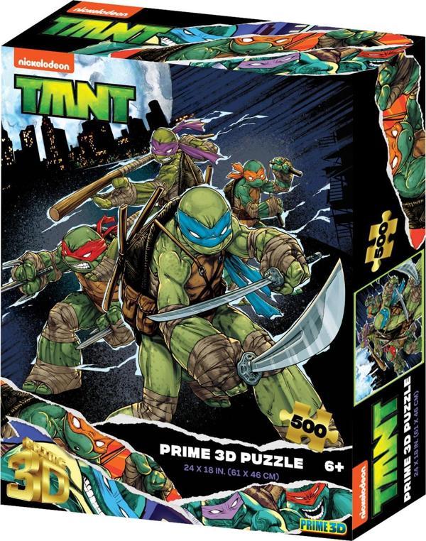 Prime 3D - Ninja Kaplumbağalar 500 Parça Yetişkin Puzzle 32721 - Image 1