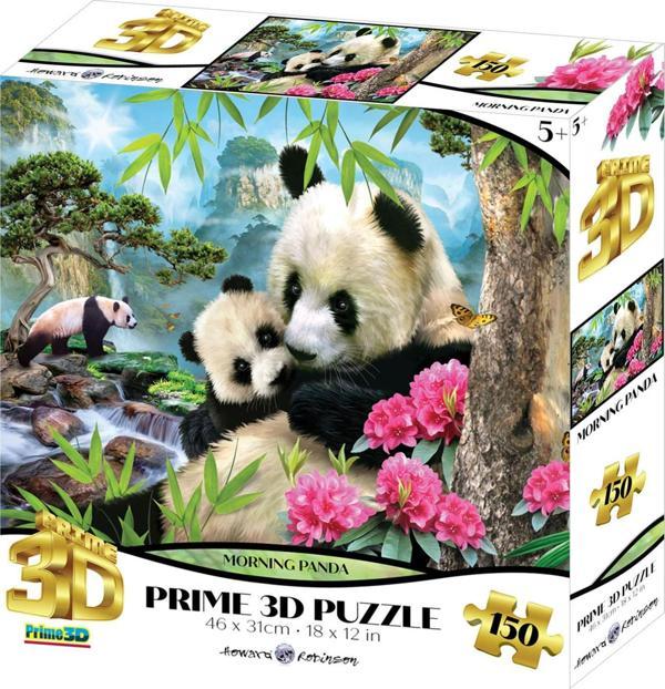 Prime 3D - Panda Günaydın 150 Parça Puzzle 10953 - Image 1