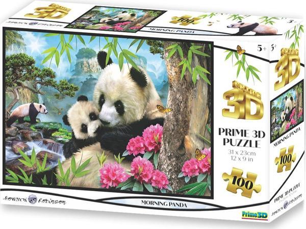 Prime 3D - Panda Günaydın 63 Parça Puzzle 10640 - Image 1