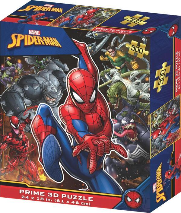 Prime 3D - Spider-Man 500 Parça Yetişkin Puzzle 32552 - Image 1