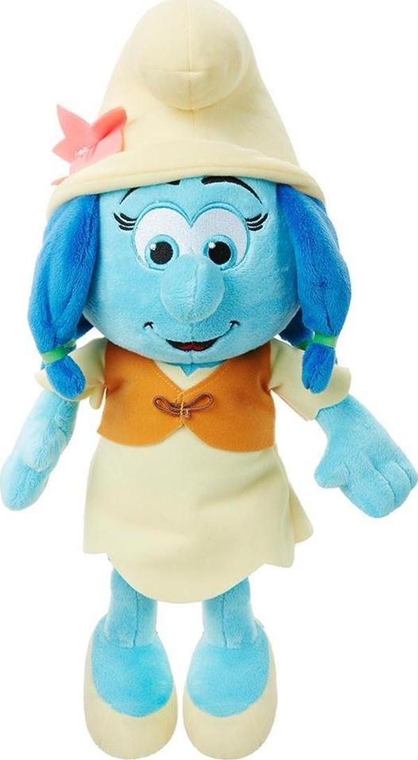 Şirinler Kayıp Köy Çiçek Şirin Peluş Oyuncak 20 cm - Image 1