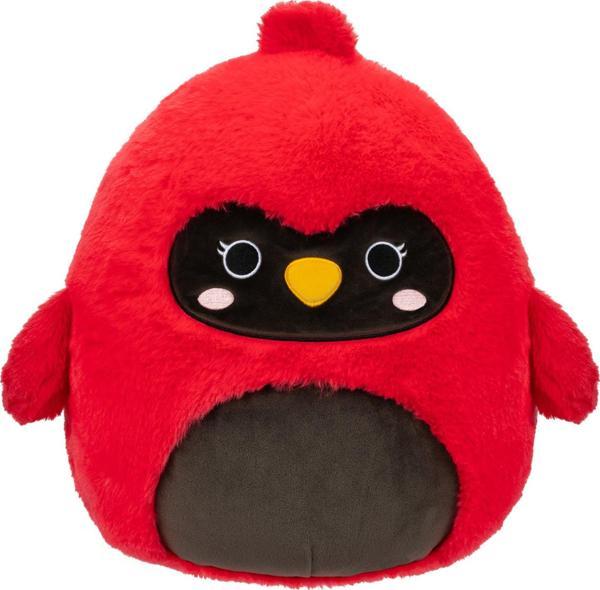 Squishmallows Fuzz-A-Mallows Kardinal Kuşu Cazlan 30 cm - Image 1