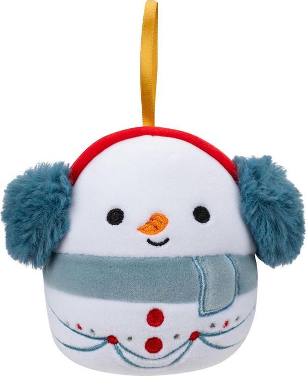 Squishmallows Yılbaşı Süsü - Kardan Adam Manny 10 cm - Image 1