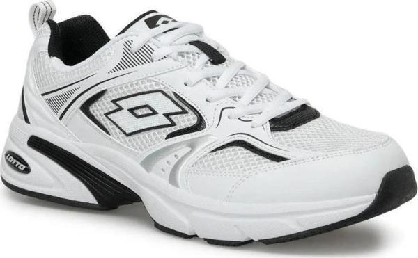LOTTO ATHENS 4FX BEYAZ SİYAH comfort casual anatomik koşu yürüyüş ayakkabısı - Image 1