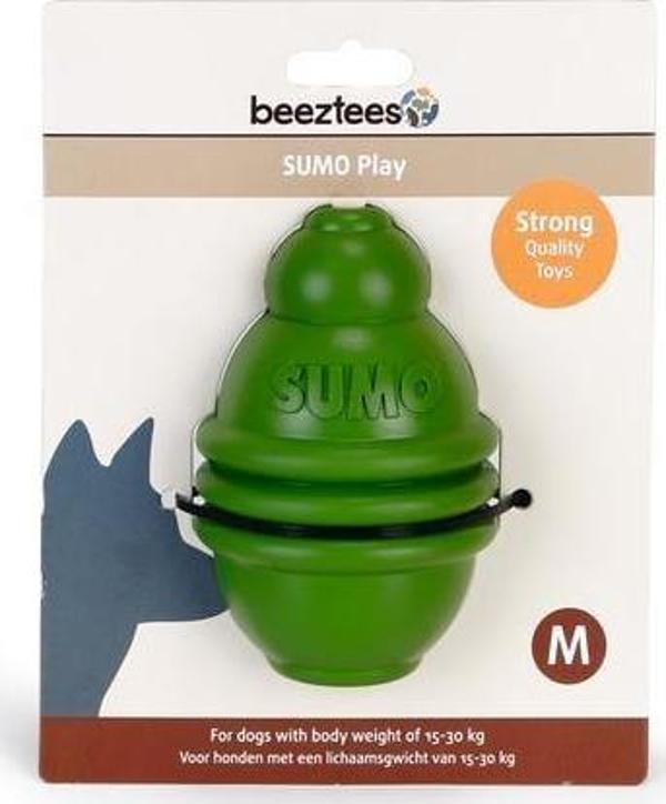 Beeztees Sumo Dayanıklı Dental Oyuncak M Yeşil - Image 1