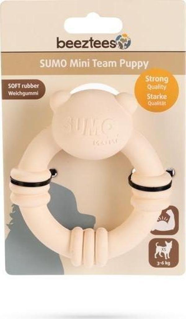 Beeztees Sumo Mını Dental Oyuncak Pembe 9,5x10,5 Cm - Image 1