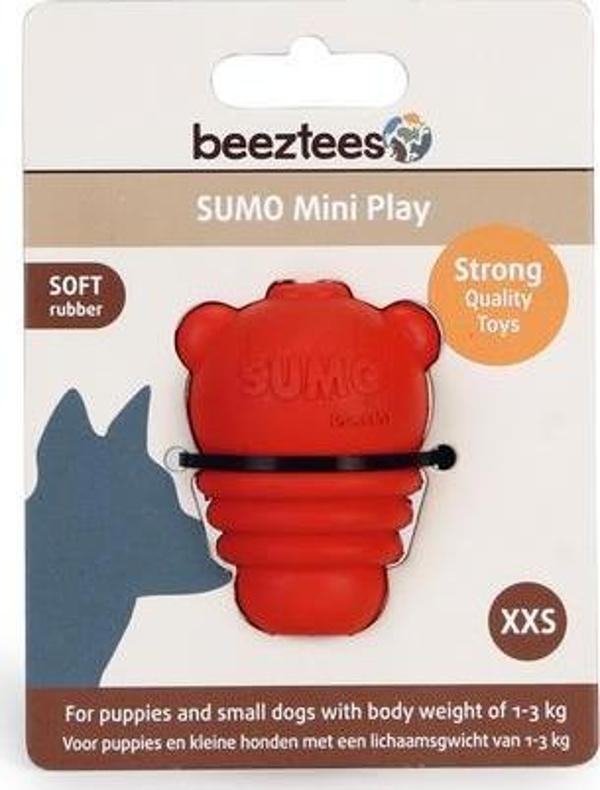 Beeztees Sumo Mını Dental Oyuncak Xxs Kırmızı - Image 1