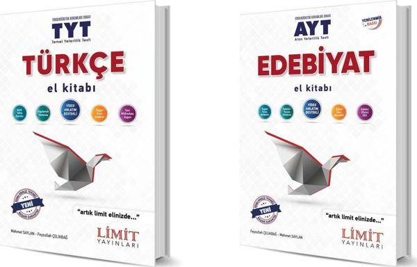 Limit Tyt Türkçe + Ayt Edebiyat El Kitabı Seti 2 Kitap 2024 - Limit Yayınları - Image 1
