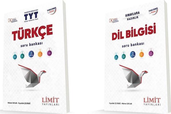 Limit Tyt Türkçe + Dil Bilgisi Soru Bankası Seti 2 Kitap 2024 - Limit Yayınları - Image 1