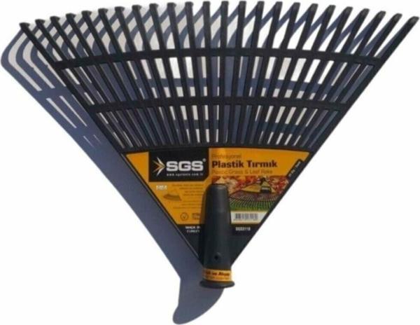 Sgs Profesyonel Plastik Tırmık Siyah Orta Boy 24 Diş 3118 - Image 1