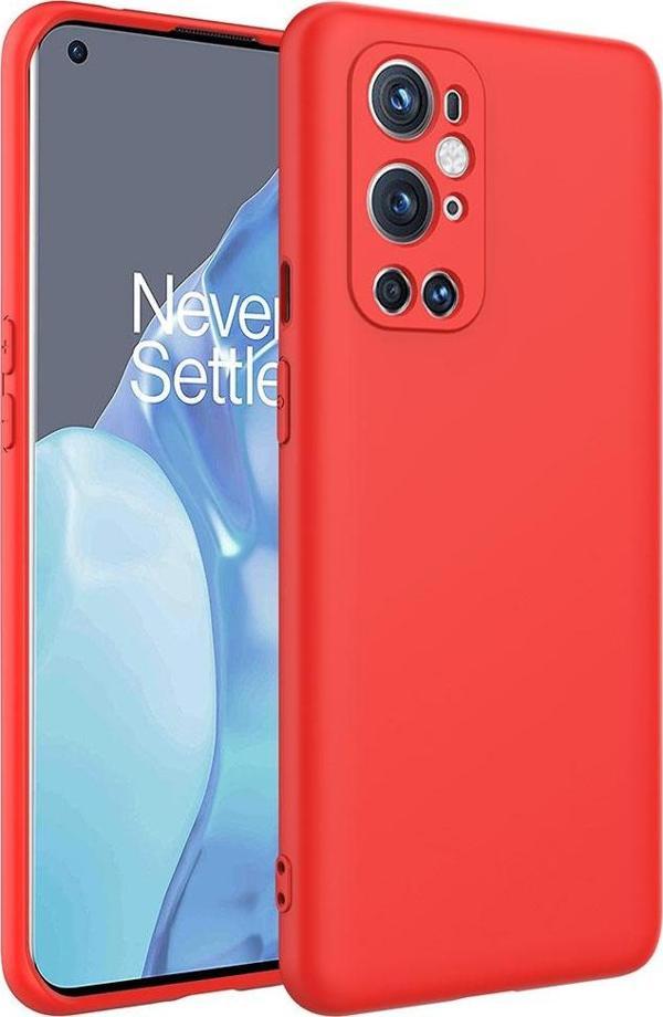 One Plus 9 Pro Kılıf Dışı Silikon içi Kadife Lansman Kılıf - Image 1