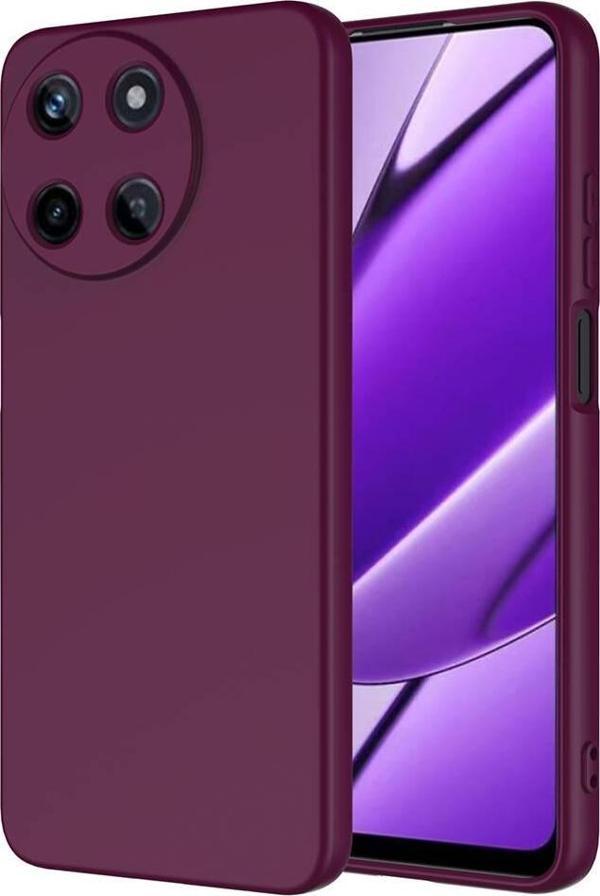 Realme 11 4G Kılıf Dışı Silikon içi Kadife Lansman Kılıf - Image 1