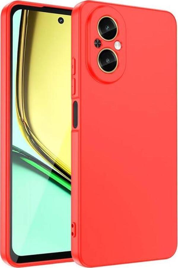 Realme 12 Lite Kılıf Dışı Silikon içi Kadife Lansman Kılıf - Image 1