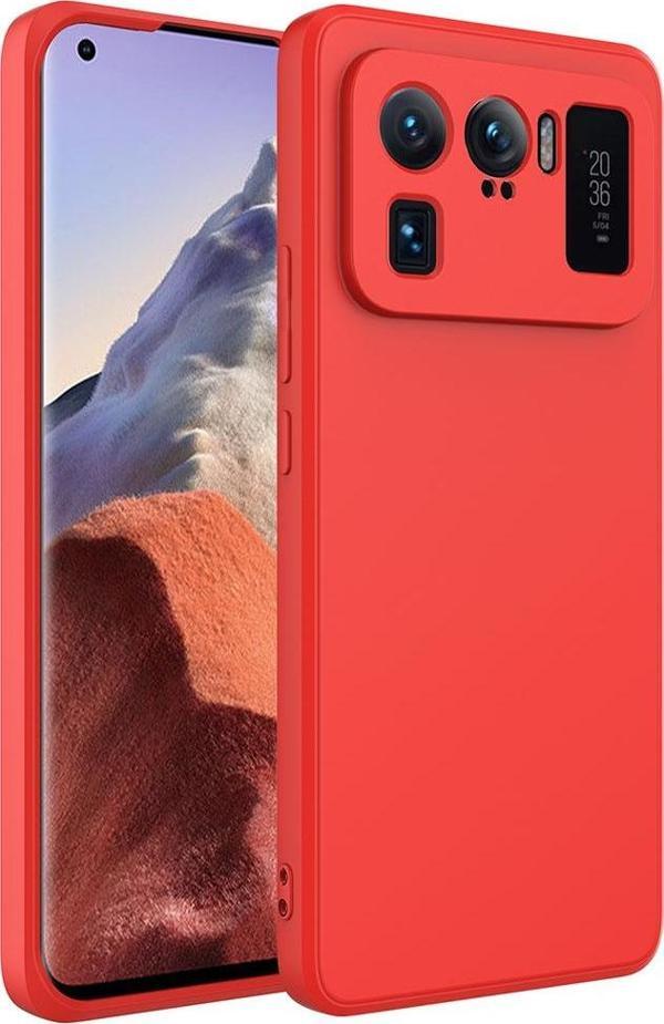 Xiaomi Mi 11 Ultra Kılıf Dışı Silikon içi Kadife Lansman Kılıf - Image 1
